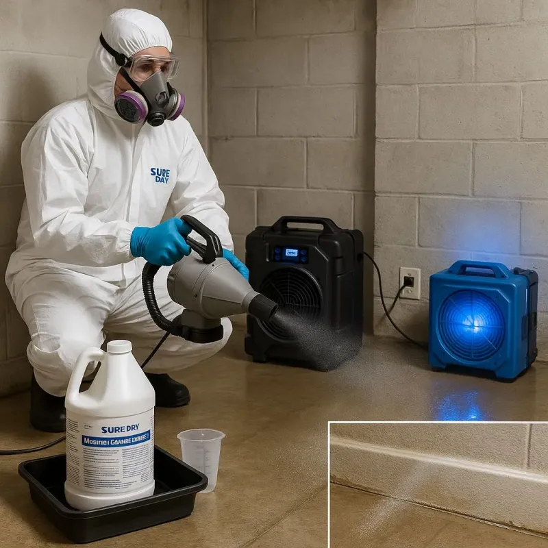 Sanitization and Odor Removal process in Cienega Springs, AZ